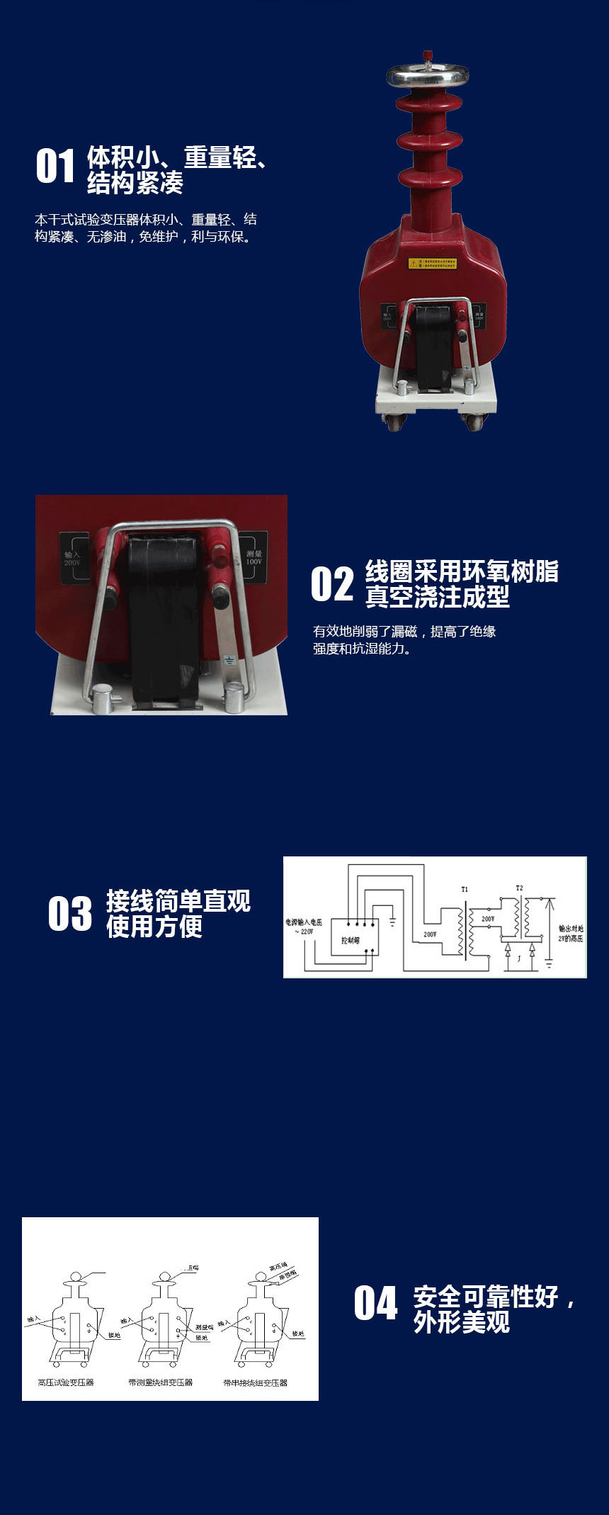 干式工頻交流試驗(yàn)變壓器